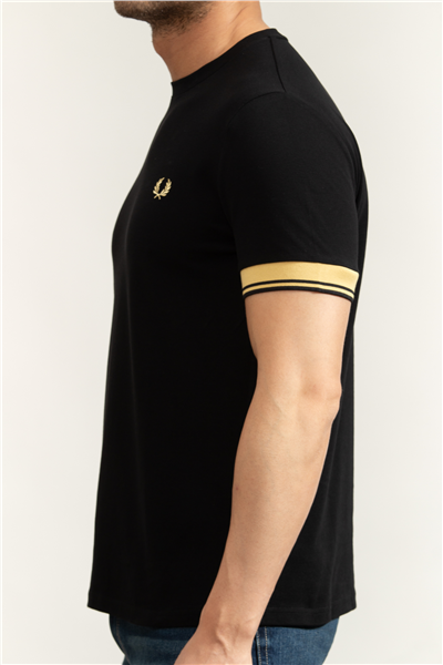 Fred Perry Twin Tipped Cuff Erkek Bisiklet Yaka T-Shirt