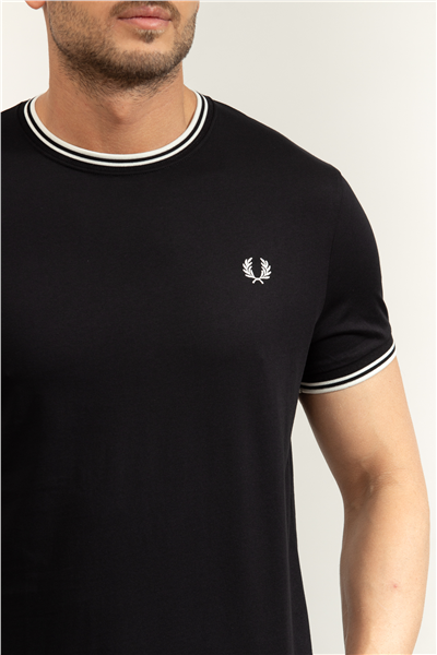 Fred Perry Twin Tipped Erkek Bisiklet Yaka T-Shirt