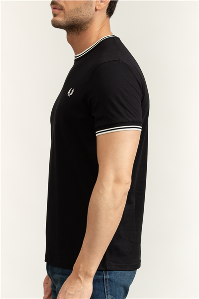 Fred Perry Twin Tipped Erkek Bisiklet Yaka T-Shirt
