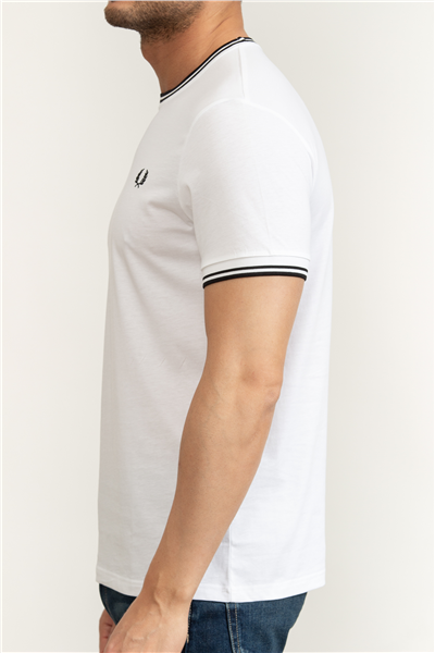 Fred Perry Twin Tipped Erkek Bisiklet Yaka T-Shirt