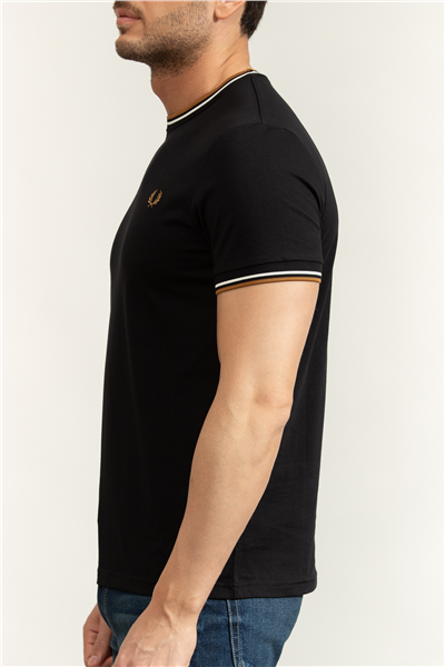 Fred Perry Twin Tipped Erkek Bisiklet Yaka T-Shirt