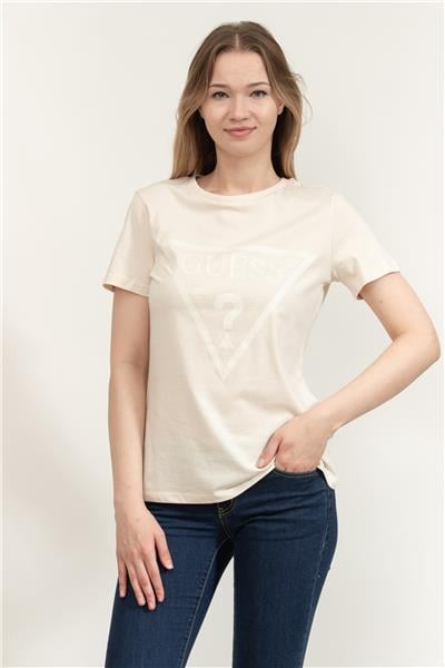 Guess Adele Ss Cn Kadın Bisiklet Yaka T-Shirt