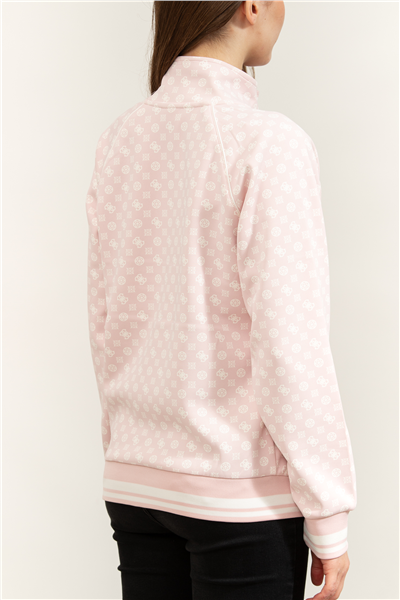 Guess Aggie Kadın Aktif Scuba Fermuarlı Sweatshirt