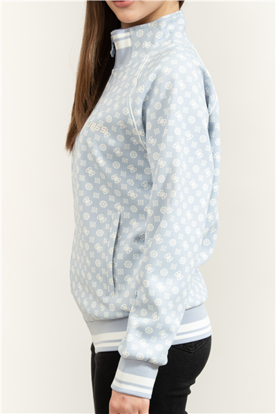 Guess Aggie Kadın Aktif Scuba Fermuarlı Sweatshirt
