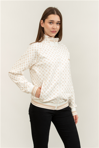 Guess Aggie Kadın Aktif Scuba Fermuarlı Sweatshirt
