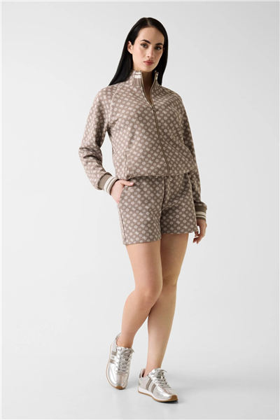 Guess Aggie Kadın Aktif Scuba Fermuarlı Sweatshirt