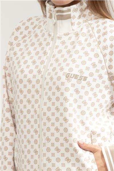 Guess Aggie Kadın Aktif Scuba Fermuarlı Sweatshirt