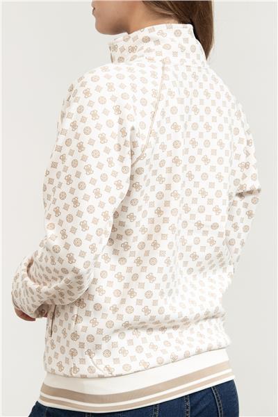 Guess Aggie Kadın Aktif Scuba Fermuarlı Sweatshirt