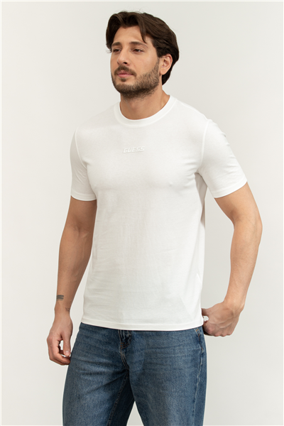 Guess Ambrogio Erkek Aktif Regular Fit Bisiklet Yaka T-Shirt
