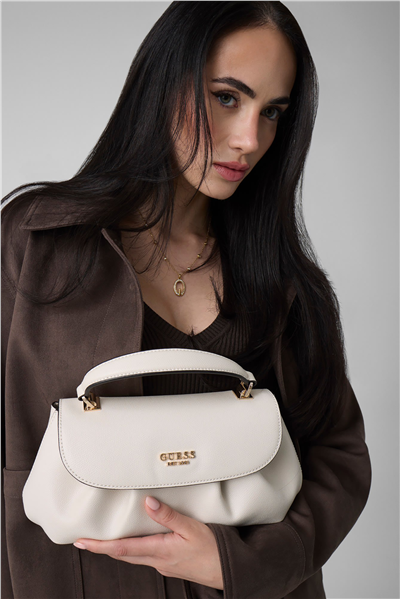 Guess Amorette Kadın Omuz Çantası Beyaz
