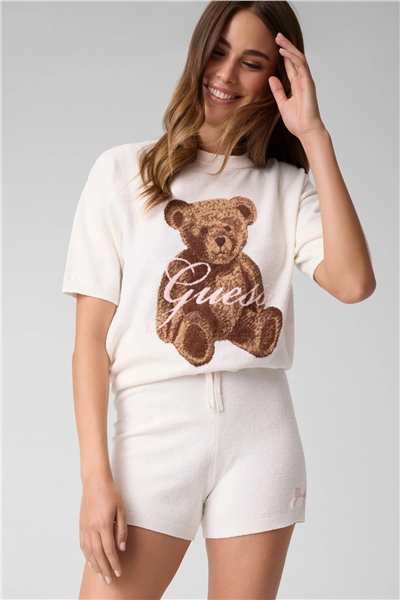Guess Aria Kadın Triko Krem