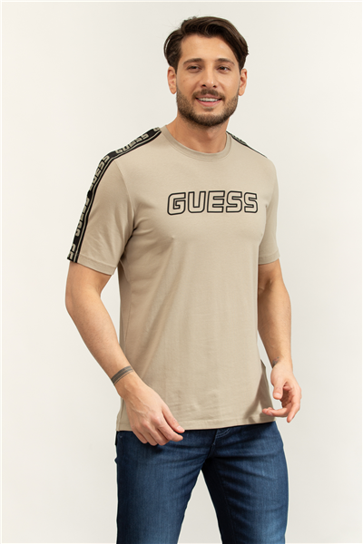 Guess Arlo Erkek Aktif Regular Fit T-Shirt