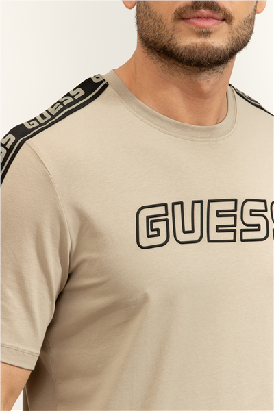 Guess Arlo Erkek Aktif Regular Fit T-Shirt