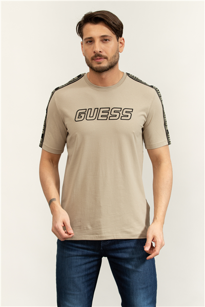 Guess Arlo Erkek Aktif Regular Fit T-Shirt