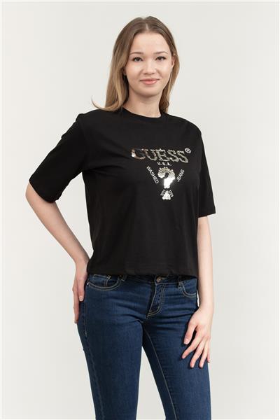 Guess Aurélie Kadın Aktif Boxy Fit T-Shirt