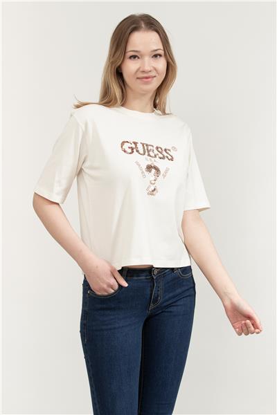 Guess Aurélie Kadın Aktif Boxy Fit T-Shirt