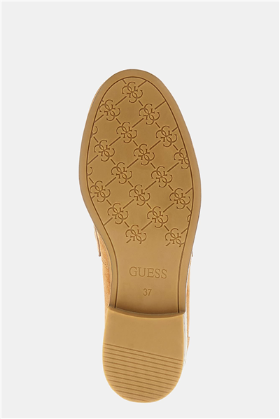 Guess Beliso Kadın Deri Loafer Kahverengi