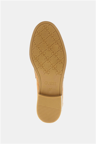 Guess Beliso Kadın Deri Loafer Kahverengi