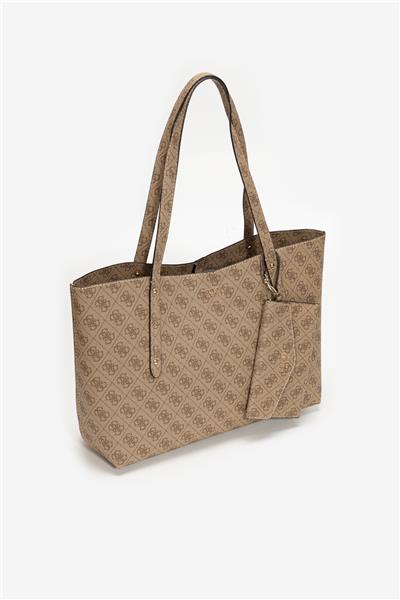 Guess Brenton Kadın Tote Çanta Kahverengi