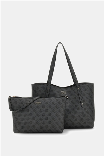 Guess Brenton Kadın Tote Çanta Gri