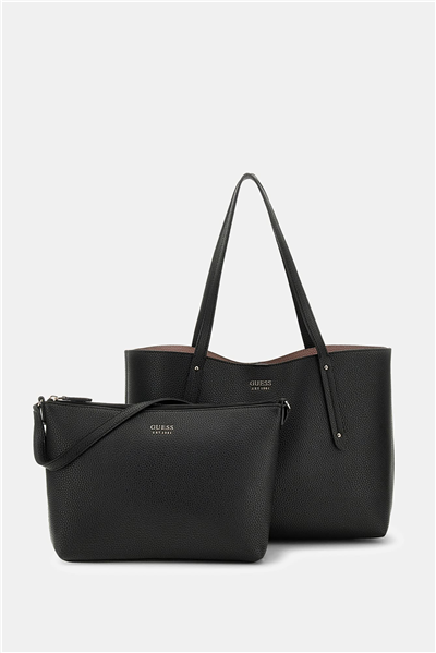 Guess Brenton Kadın Tote Çanta Siyah