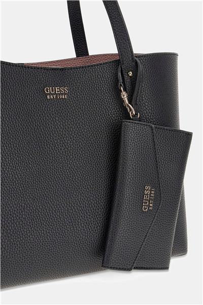 Guess Brenton Kadın Tote Çanta Siyah