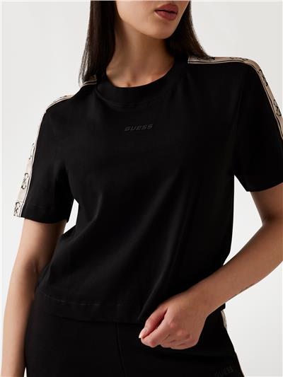 Guess Britney Kadın Aktif Boxy Fit T-Shirt