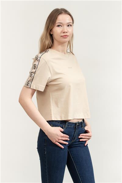 Guess Britney Kadın Aktif Boxy Fit T-Shirt