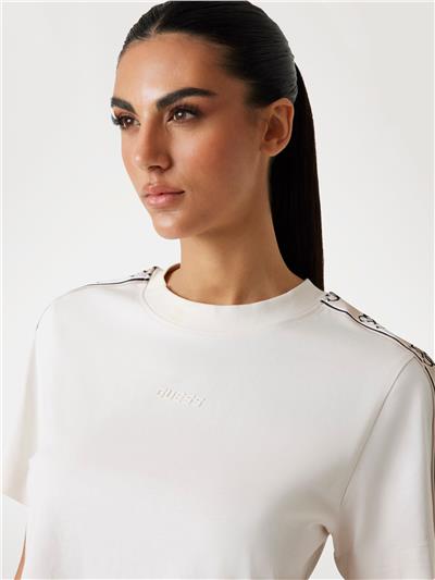 Guess Britney Kadın Aktif Boxy Fit T-Shirt