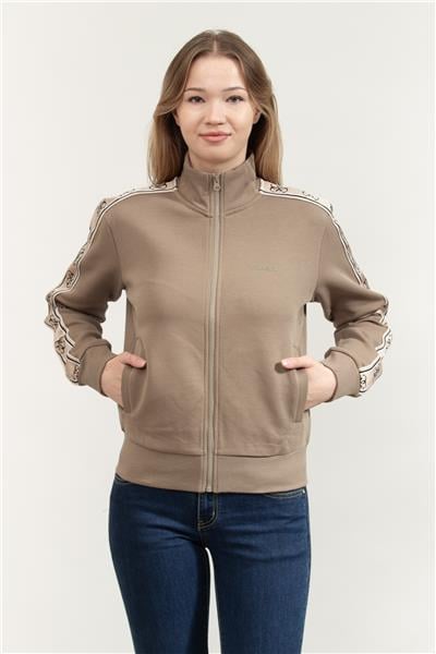 Guess Britney Kadın Aktif Fermuarlı Sweatshirt