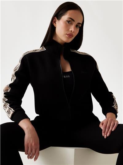Guess Britney Kadın Aktif Fermuarlı Sweatshirt
