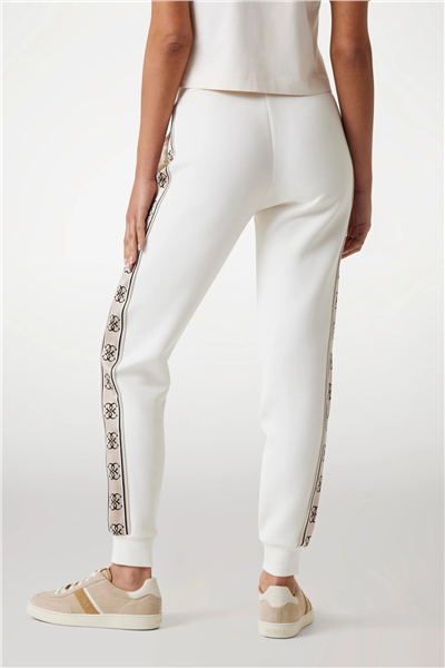 Guess Britney Kadın Aktif Slim Fit Eşofman Altı Krem