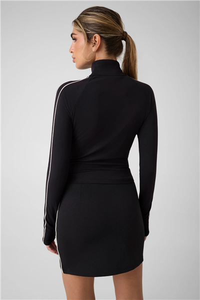 Guess Brunella Kadın Aktif Fermuarlı Sweatshirt Siyah