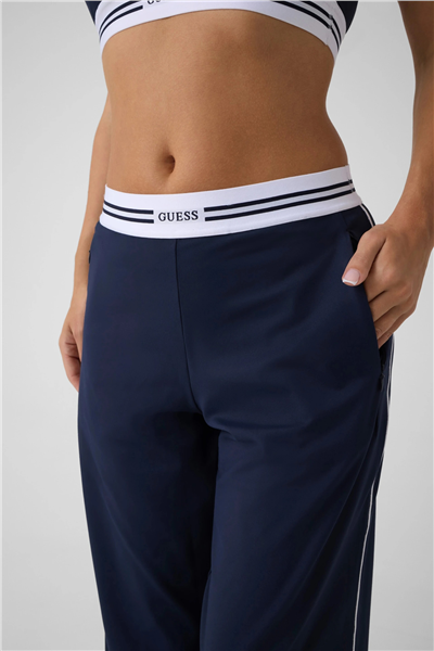 Guess Brunella Kadın Aktif Relaxed Fit Eşofman Altı Lacivert