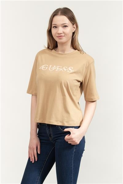 Guess Carmen Kadın Aktif Boxy Fit T-Shirt