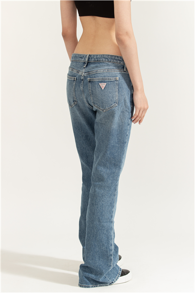 Guess Carter Kadın Flare Fit Jean 5 Cepli Pantolon