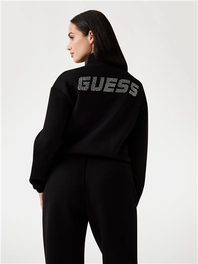 Guess Cecilia Kadın Aktif Scuba Fermuarlı Sweatshirt