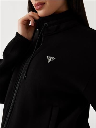 Guess Cecilia Kadın Aktif Scuba Fermuarlı Sweatshirt