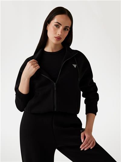 Guess Cecilia Kadın Aktif Scuba Fermuarlı Sweatshirt
