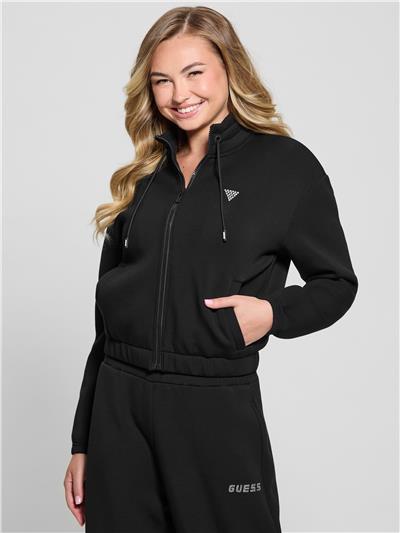 Guess Cecilia Kadın Aktif Scuba Fermuarlı Sweatshirt