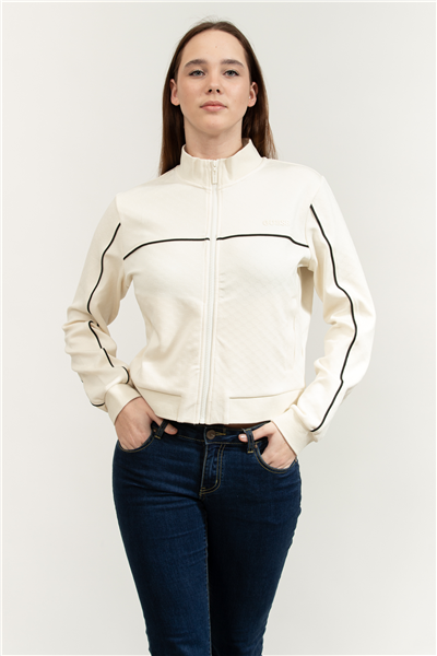 Guess Clara Kadın Aktif Fermuarlı Sweatshirt