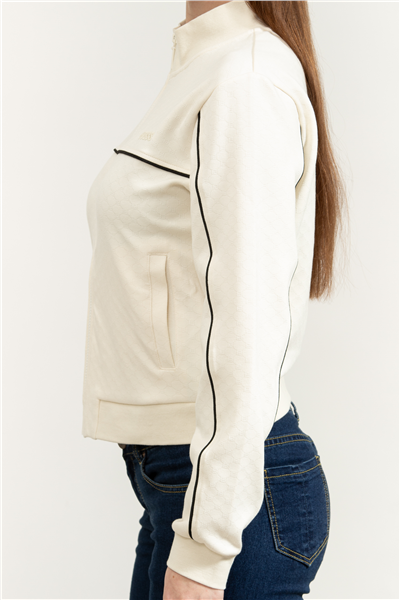 Guess Clara Kadın Aktif Fermuarlı Sweatshirt