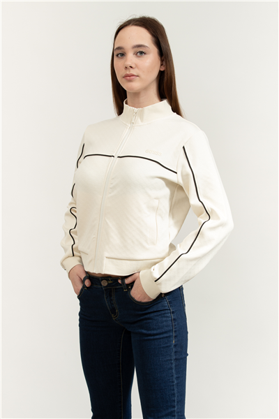 Guess Clara Kadın Aktif Fermuarlı Sweatshirt