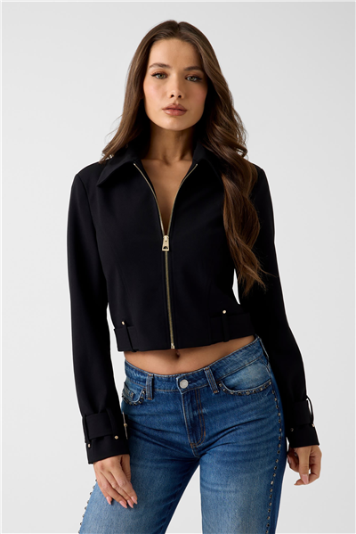 Guess Claudie Kadın Mont Siyah