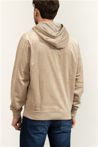 Guess Cochise Erkek Aktif Kapüşonlu Sweatshirt