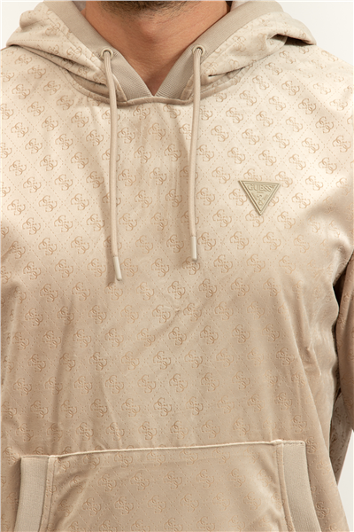 Guess Cochise Erkek Aktif Kapüşonlu Sweatshirt