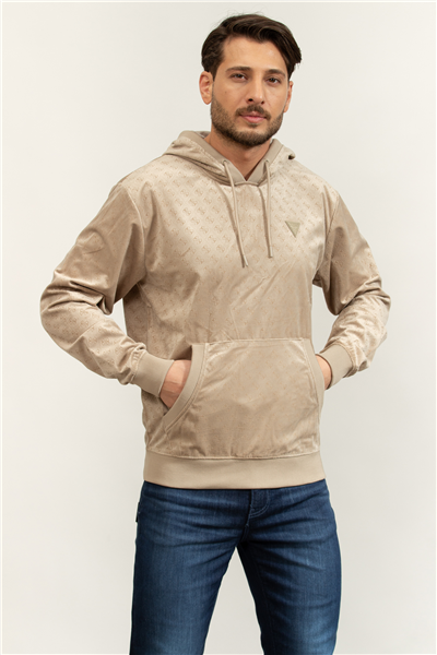 Guess Cochise Erkek Aktif Kapüşonlu Sweatshirt