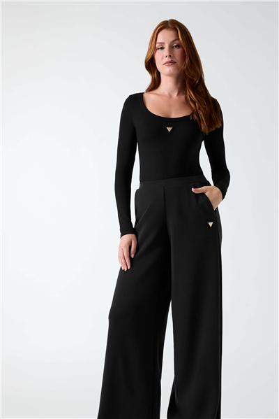 Guess Colette Kadın Aktif Bodysuit Siyah