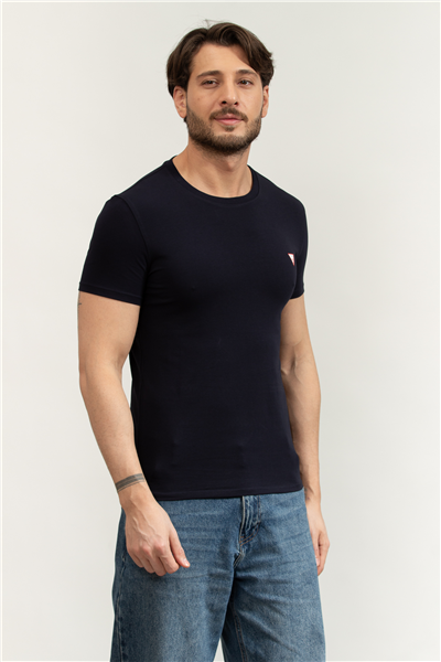 Guess Core Tee Erkek Slim Fit Bisiklet Yaka T-Shirt