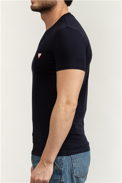 Guess Core Tee Erkek Slim Fit Bisiklet Yaka T-Shirt
